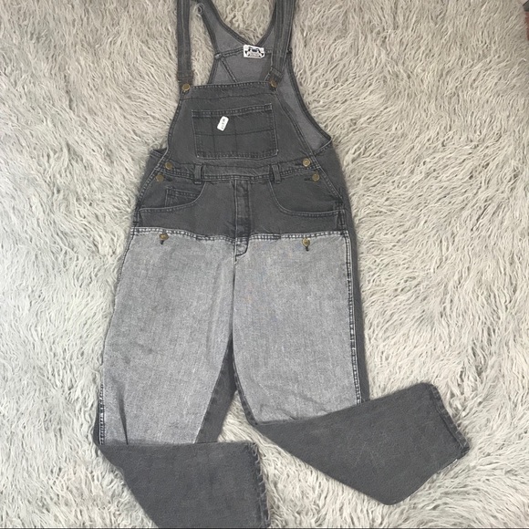 guess colorblock overalls